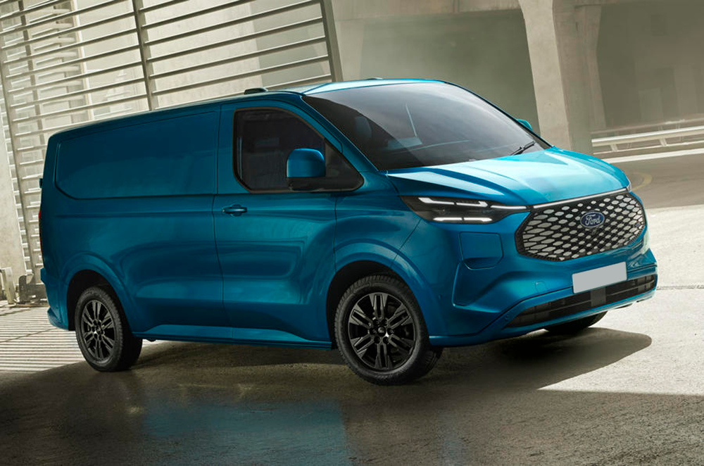 Ford E-Transit Custom Front View