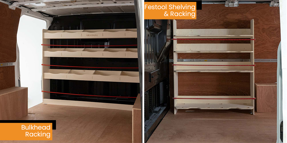 Bulkhead and Festool Racking and Shelving Units