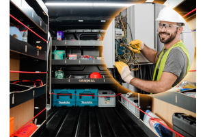 van racking ideas for electricians
