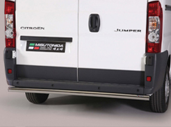 Rear protection bars for vans