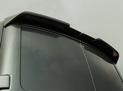 Rear styling spoilers for VW Trasporter and Ford Transit vans