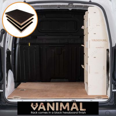 Partner L1 2018 Diver Side Phenolic Racking with Front Toolbox Vanimal