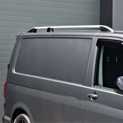 VW Transporter T5 T6 SWB Silver Alloy Roof Rails Vanimal