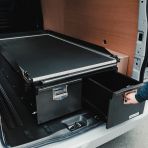 VW Transporter T7 2025- ProTop Twin Drawer System with Sliding Tray  1680mm  Deep Drawer