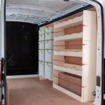 Nissan Interstar 2025- Driver Side Ply Racking with Front Festool Shelving