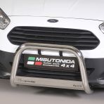 Close-up view of the Ford Transit Courier 2014-2018 Polished Front A-Bar