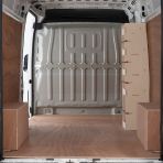 Side panel view of Nissan Interstar 2025- NS or OS Middle Infill Racking