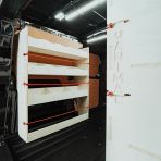 Organised storage solution for Nissan Townstar 2022 L2 NS Rear and Full XL OS van racking system