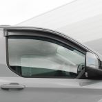 Driver side view of the VW Transporter T7 2025- Set of 2 Adhesive Wind Deflectors