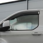 Passenger side view of the VW Transporter T7 2025- Set of 2 Adhesive Wind Deflectors