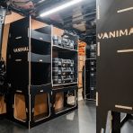 NS rear van view of the PV5 Cargo 2025- DeWalt TSTAK Toolbox Compatible Van Racking (x3 V1) displayed with DeWalt TSTAK toolboxes