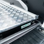 Close-up view of the ProTop branding on the Sliding Deck