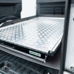 Close-up view of the VW ID Buzz Cargo ProTop Heavy Duty Sliding Deck