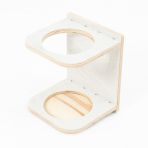 Side angle view of the Ply Hand Wipe Holder for Containers 