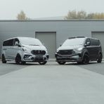 Transit Custom 2018-2023 Predator Body Kit vs Transit Custom 2023- Predator Body Kit - front side angle view 