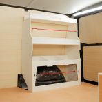 Side van angle view of the Fiat Scudo Rear Ulti-Rack Van Racking V2