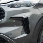 RH side Ford Transit Custom 2023- Gloss Black Front Canards