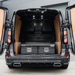 Front view of the VW Transporter T7 2025- ProTop Twin Drawer System with Sliding Tray