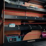 Nissan Townstar 2022 L2 van racking set with full-length OS module