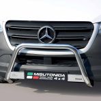 Close-up view of the Mercedes Sprinter 2018- Polished Front A-Bar