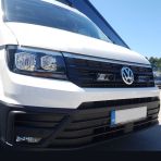 Close-up view of the Lazer Lamps Triple-R 750 LED Integration Kit fitted on the VW Crafter (2017-) 