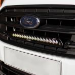Close-up view of the Ford Transit Connect (2018-2021) Linear-18 Elite LED Light Bar Integration Kit