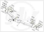 Maxus Deliver Tipper EV80 Tow Bar Diagram