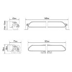 Lazer Lamps Linear-18 LED Light Bar Dimensions