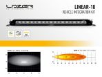 Lazer Lamps Linear-18 LED Light Bar measurement data