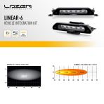 Lazer Lamps Linear-6 LED Light Bar measurement data