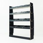 Nissan Interstar 2025 NS rear racking system with 15 compartments and 4 shelves