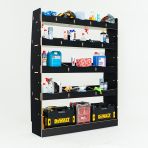 Organised storage solution for Nissan Interstar 2025 OS rear racking