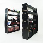 Black hexaboard rear racking for Nissan Interstar 2025