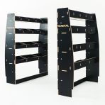 Nissan Interstar 2025 double rear shelving system with 4 shelves per module