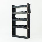 Heavy-duty hexaboard bulkhead racking for Nissan Interstar 2025