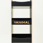 Close-up front view of the racking compartments 