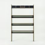 Black hexaboard toolbox shelving for Nissan Interstar 2025 OS front