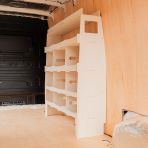 Nissan Interstar 2025 premium plywood front Ulti‑Rack van racking