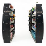 Nissan Interstar 2025 modular hexaboard racking with angled toolbox shelves, 8‑compartment middle infill and twin rear shelves