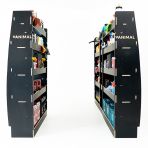 Nissan Interstar 2025 modular hexaboard racking with front shelving, 8‑compartment middle infill and twin rear shelves