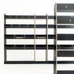 Durable hexaboard modular van racking for Nissan Interstar 2025 L3 with front, middle infill and rear compartments