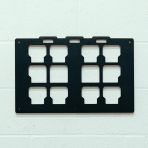 Front view of the Milwaukee PackOut Wall-Mount Shelf