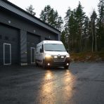 Lazer Lamps Triple-R 750 LED Integration Kit fitted on the Renault Master (2020-2023) - Lights displayed on