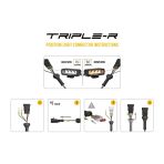 Lazer Lamps Triple-R 1000 LED Light Bar connector instructions