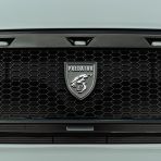 Close-up view of the Predator Badge branding on the Predator Mesh Grille 