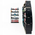 Nissan Interstar 2025 L3 modular hexaboard racking with bulkhead storage, angled toolbox shelves and full driver-side run