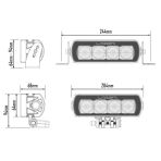 Lazer Lamps ST4 Evolution LED Light Bar Dimensions