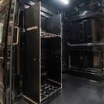 Side van view of the VW Crafter 2017+ Milwaukee Packout Toolbox Compatible Van Racking - Bulkhead