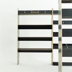 Durable hexaboard modular van racking for Nissan Interstar 2025 with bulkhead, angled shelves and dual rear storage