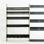 Nissan Interstar 2025- MWB Hexaboard Driver Side with Front Festool and Bulkhead (Triple Pack) displayed with tools and toolboxes